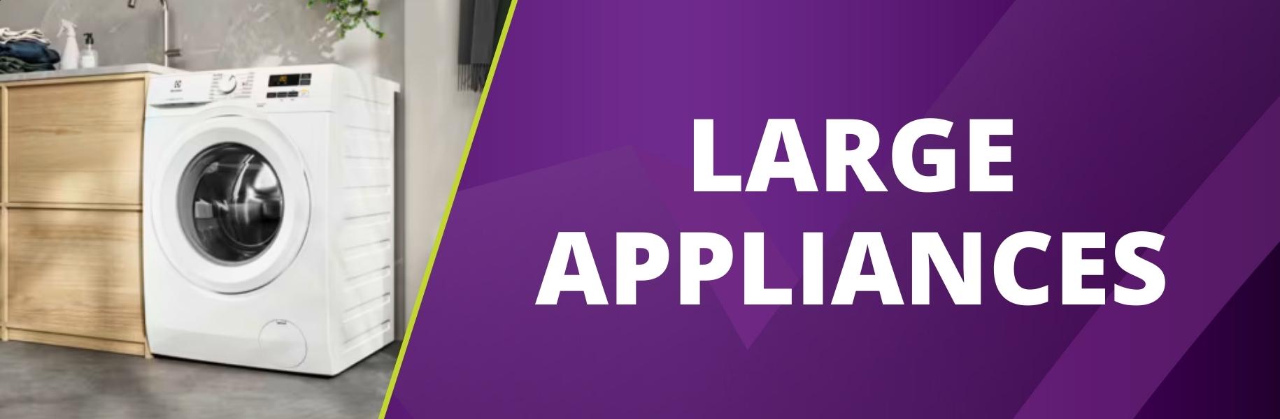 Image of washing machine on Large Appliance page